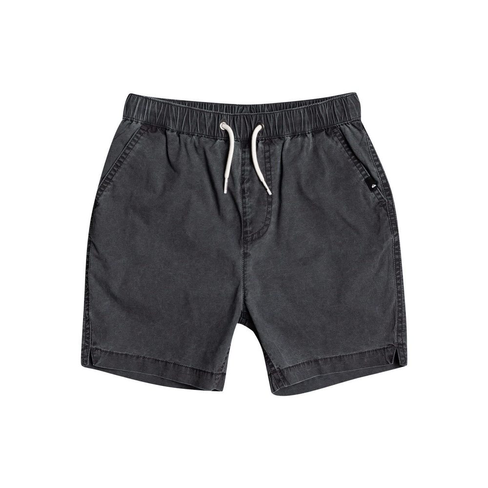 Quiksilver boys Taxer Walk Youth Casual Shorts, Black, Large US